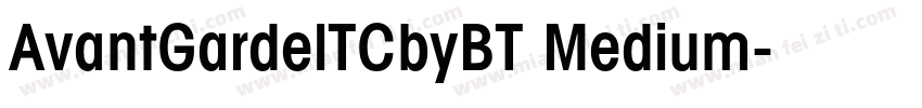 AvantGardelTCbyBT Medium字体转换